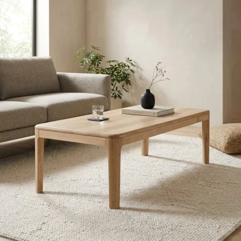 Harvey Salontafel Eikenhout 120 cm