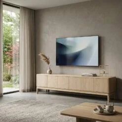 Harvey Tv meubel Eikenhout 6drs 220 cm