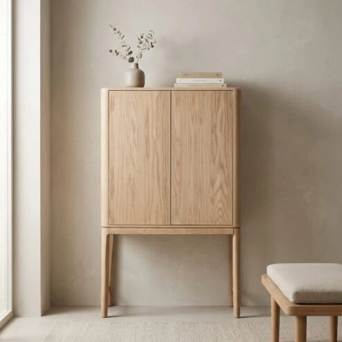 Harvey Wandkast Eikenhout 90 cm