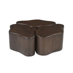 Jason Salontafel mangohout Bruin 115cm