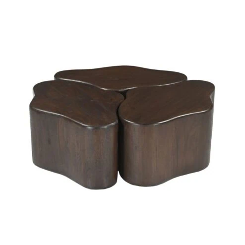 Jason Salontafel mangohout Bruin 115cm