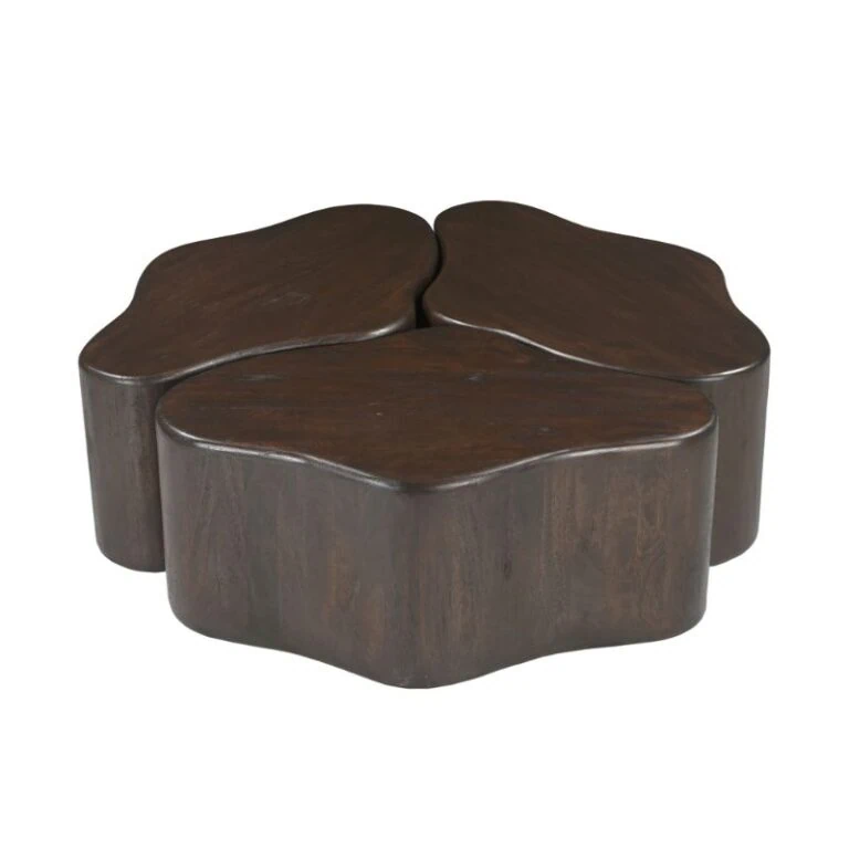 Jason Salontafel mangohout Bruin 115cm
