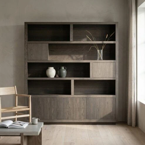 Kabinet Helsinki Bruin 200x220cm