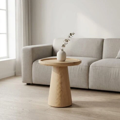 Leia Bijzettafel naturel 46 cm