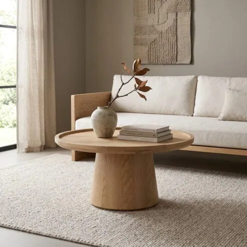 Leia Salontafel naturel 80 cm