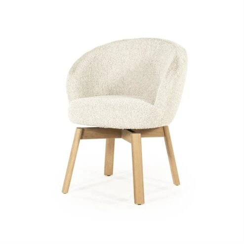 Alternative view of Livia Eetkamerstoel Beige stof