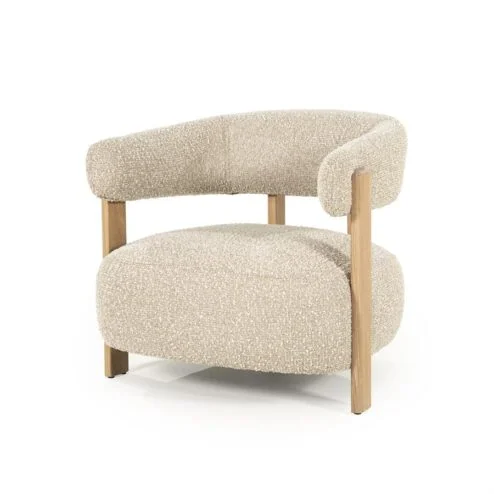 Alternative view of Lola Fauteuil Taupe