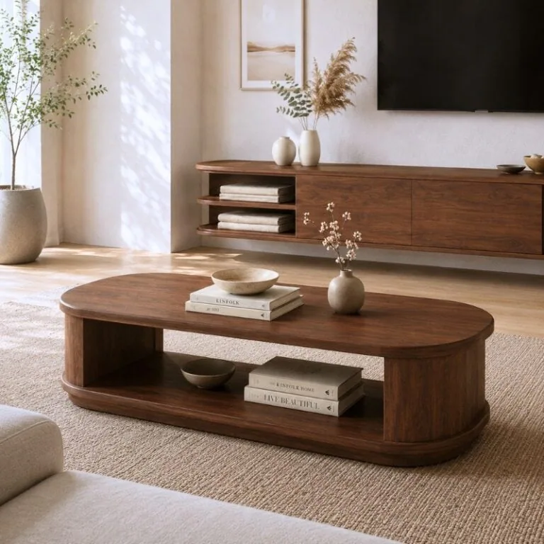 Luca salontafel 110 cm walnoot