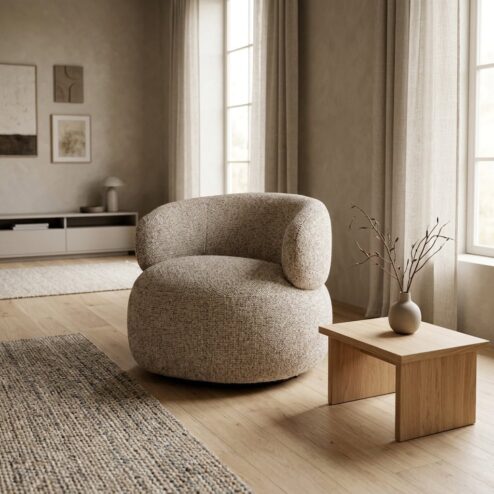Maeve Fauteuil stof Beige