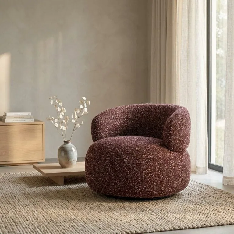 Maeve Fauteuil stof Rood