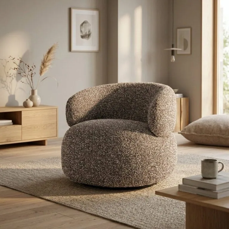 Maeve Fauteuil stof Taupe