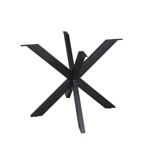 Matrixpoot Rond Zwart 100cm