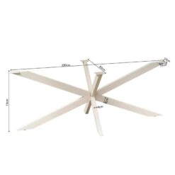 Matrixpoot Zand Ovaal/Rechthoek 190cm