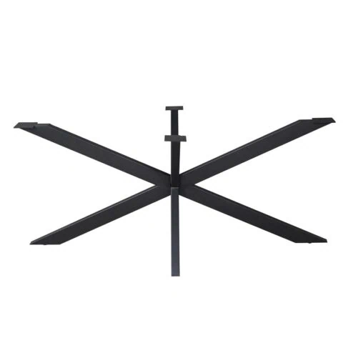 Matrixpoot Zwart Ovaal/Rechthoek 190cm