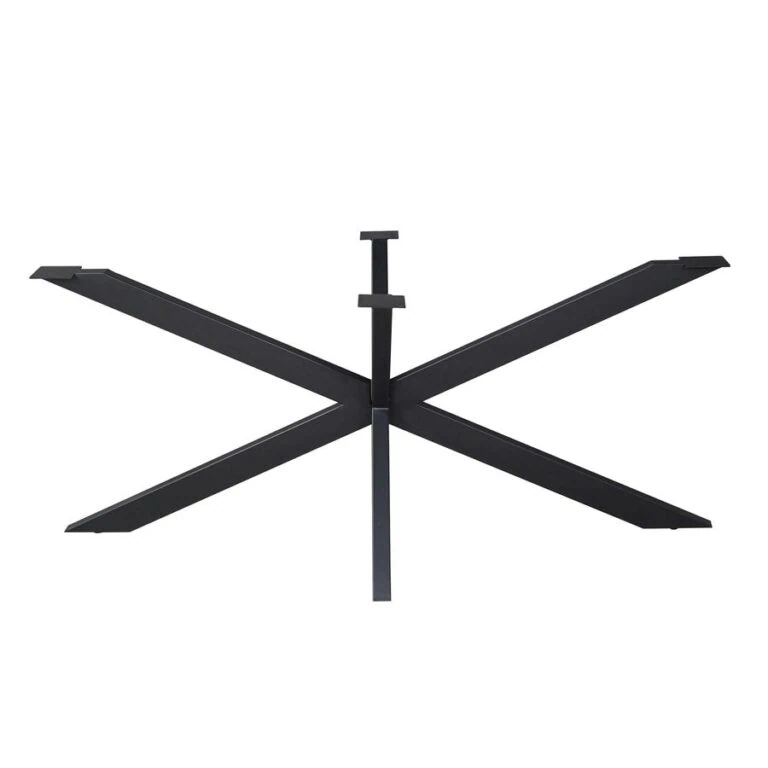 Matrixpoot Zwart Ovaal/Rechthoek 190cm