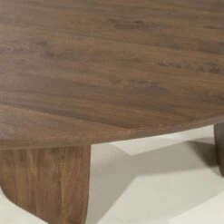 Maud Salontafel Bruin mangohout 100cm