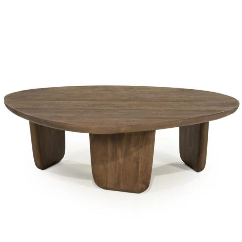Alternative view of Maud Salontafel Bruin mangohout 100cm
