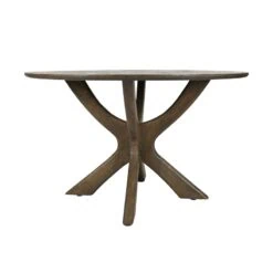Montreaux Eettafel Bruin rond 130cm