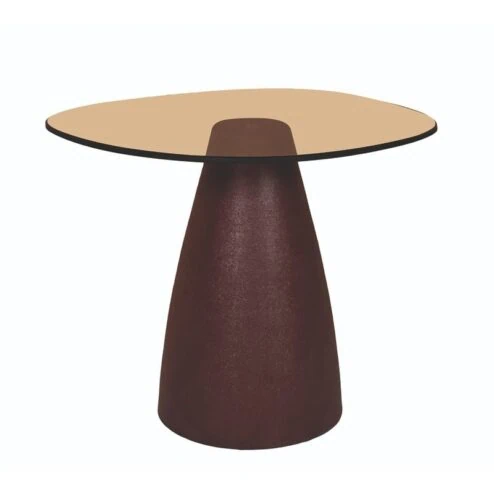 Mylon Salontafel glas Burgundy 50cm
