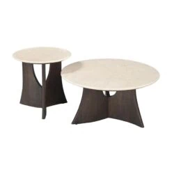 Nate Bijzettafel marmer 50cm