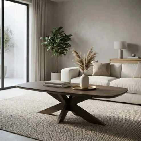 Nikki Salontafel bruin 130 cm