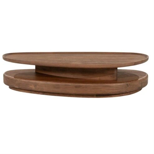 Nino Salontafel Organisch Large Bruin 140cm