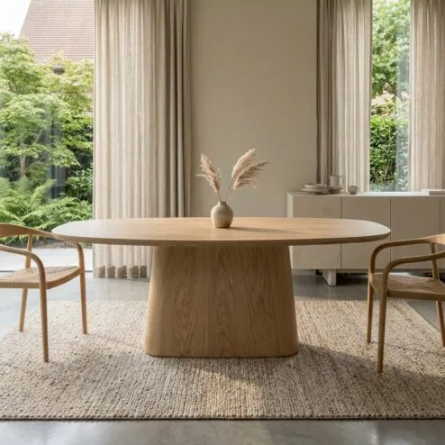 Nola Eettafel naturel 200 cm