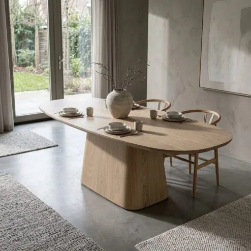 Nola Eettafel naturel 250 cm