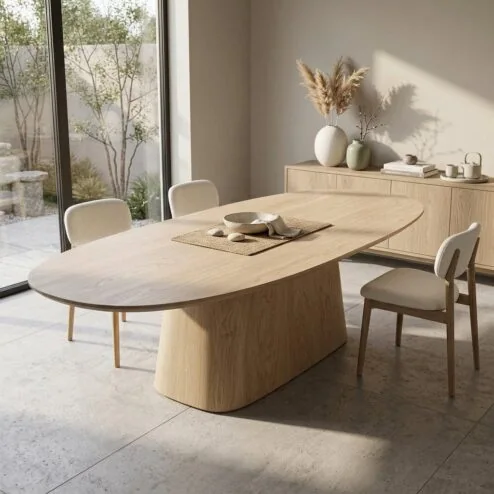 Nola Eettafel naturel 300 cm