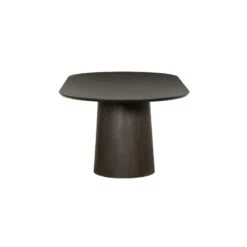 Novero Eettafel Espresso eiken ovaal 200cm