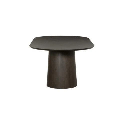 Novero Eettafel Espresso eiken ovaal 230cm