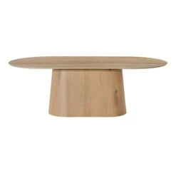 Novero Eettafel naturel eiken ovaal 230cm