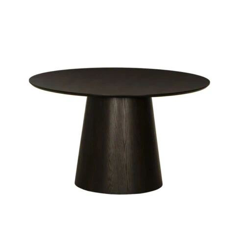 Novero Eettafel rond Espresso eiken 130cm