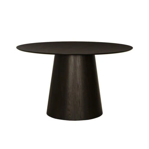 Novero Eettafel rond Espresso eiken 130cm