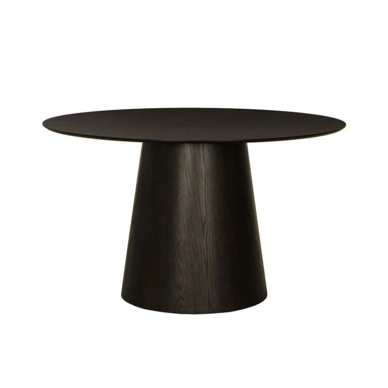 Novero Eettafel rond Espresso eiken 130cm