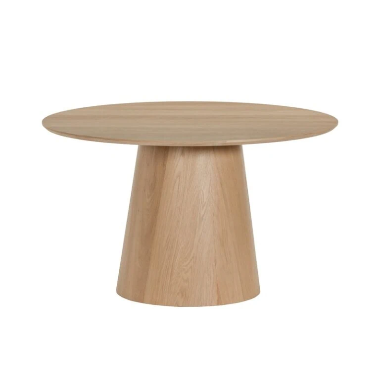 Novero Eettafel rond naturel eiken 130cm