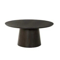 Novero Salontafel Espresso eiken 80cm rond