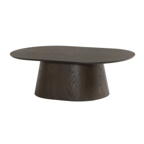 Novero Salontafel Espresso eiken Ovaal 120cm