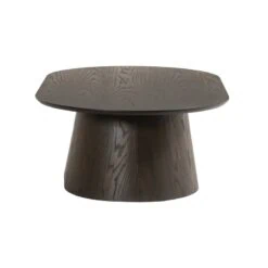 Novero Salontafel Espresso eiken Ovaal 120cm