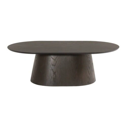 Novero Salontafel Espresso eiken Ovaal 120cm