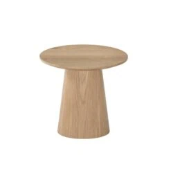 Novero Salontafel naturel eiken 50cm rond