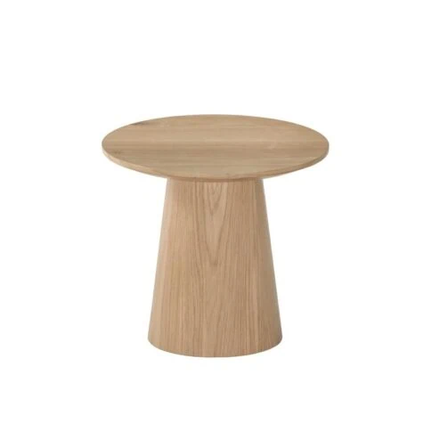 Novero Salontafel naturel eiken 50cm rond