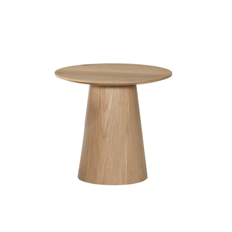 Novero Salontafel naturel eiken 50cm rond