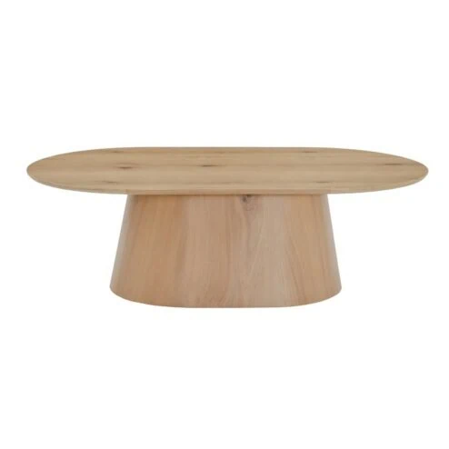 Novero Salontafel naturel eiken Ovaal 120cm