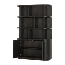 Novero Vakkenkast Espresso eiken 145cm