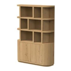 Novero Vakkenkast naturel eiken 145cm