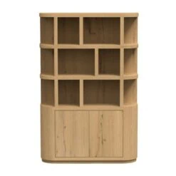 Novero Vakkenkast naturel eiken 145cm