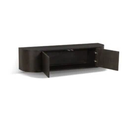 Novero Zwevend Tv meubel Espresso eiken 140cm