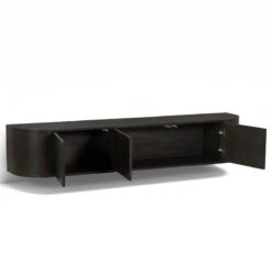 Novero Zwevend Tv meubel Espresso eiken 180cm