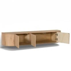 Novero Zwevend Tv meubel naturel eiken 180cm